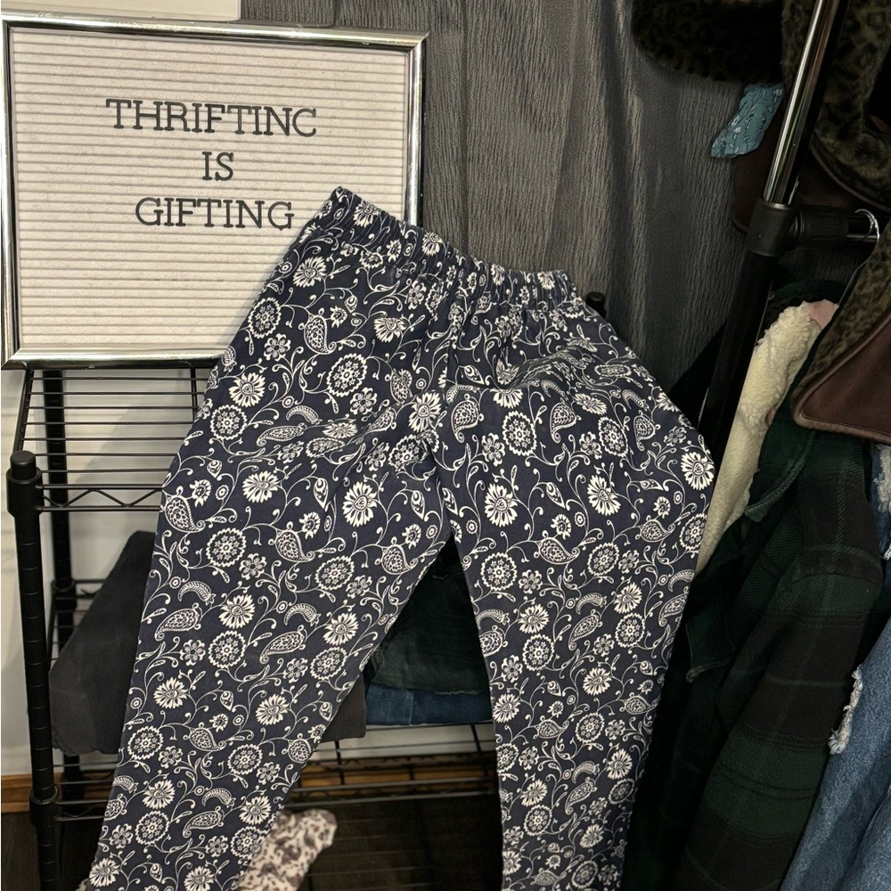 Paisley Patterned Pants